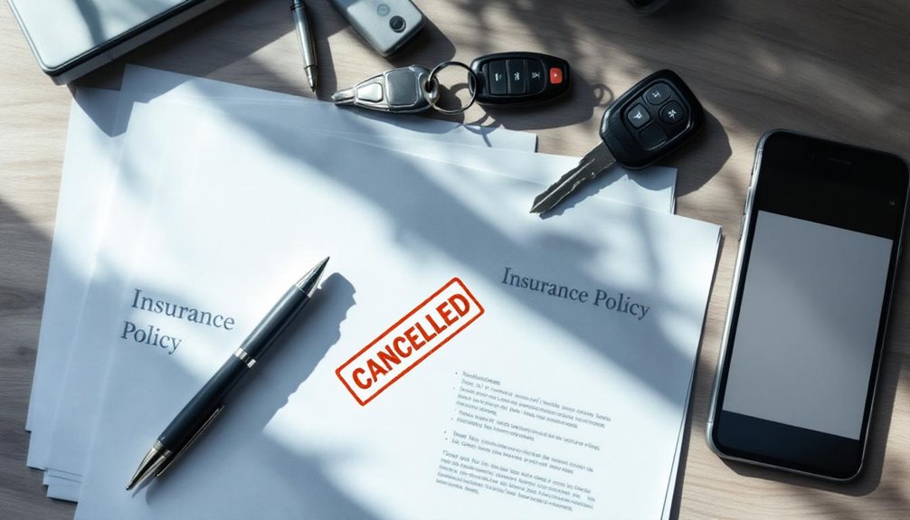 canceling auto insurance policy