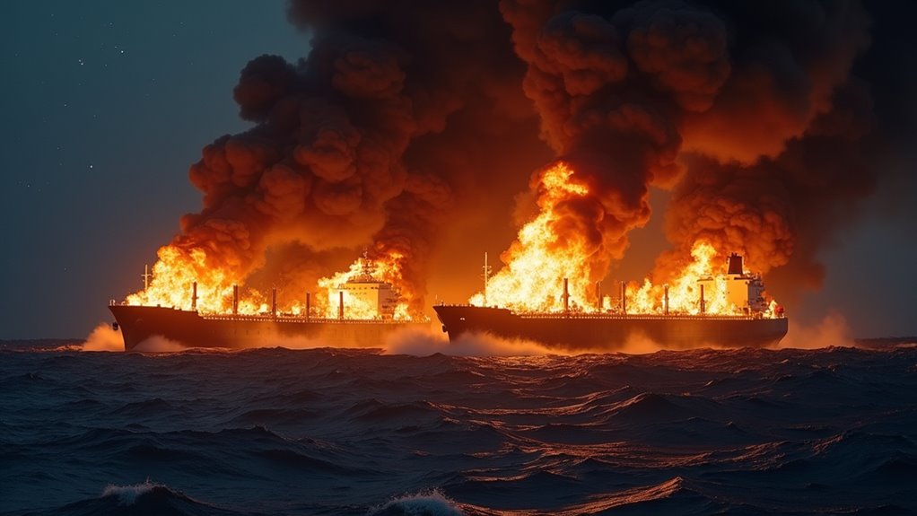 mysterious external impact fire