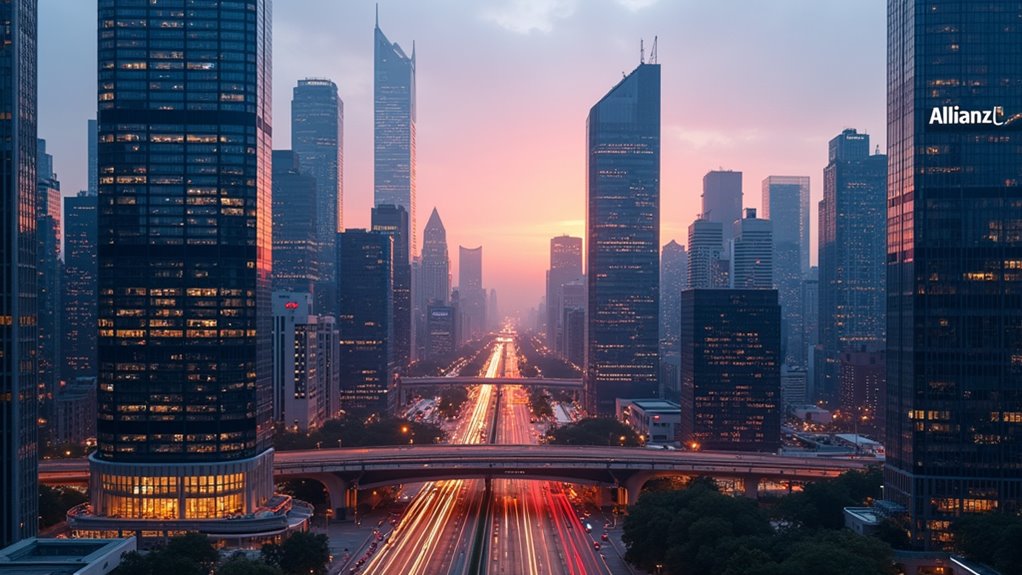 brookfield oaktree allianz insurance risks