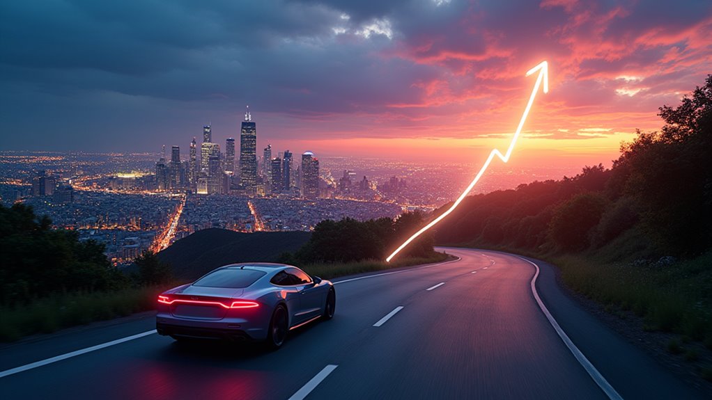 dramatic rise in income