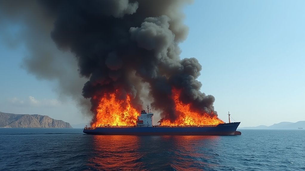 thai cargo ship attack