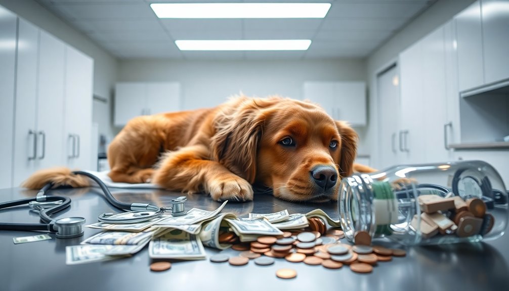 vet bills dwindle savings