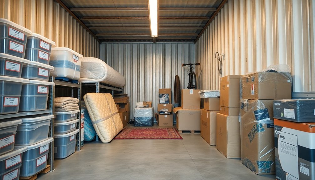 storage unit essentials list